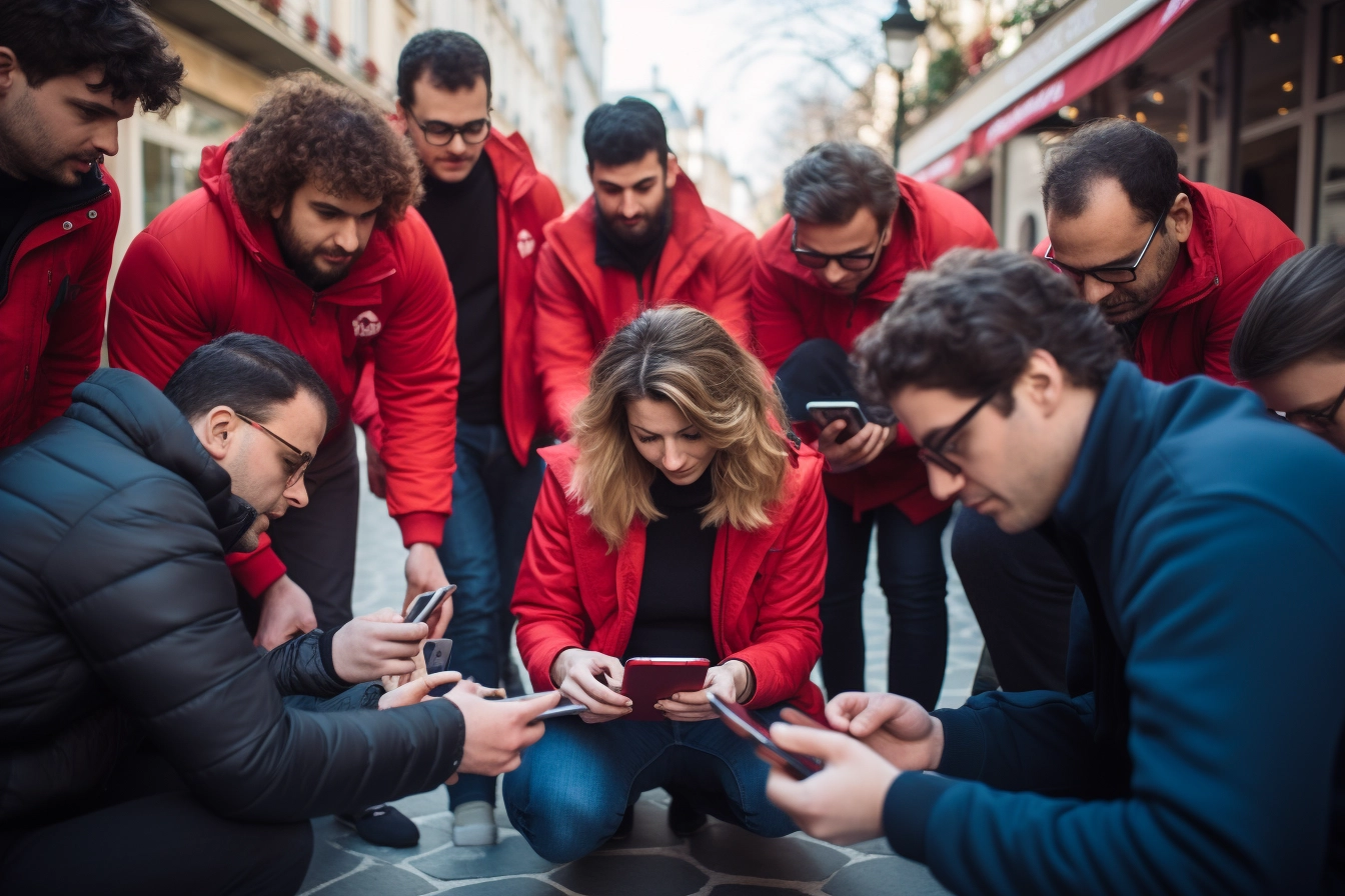 jeu piste smartphone paris team building 2 1