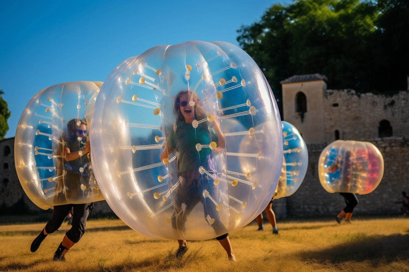 team building bubble archery bump avignon activites renforcement equipe 2 1