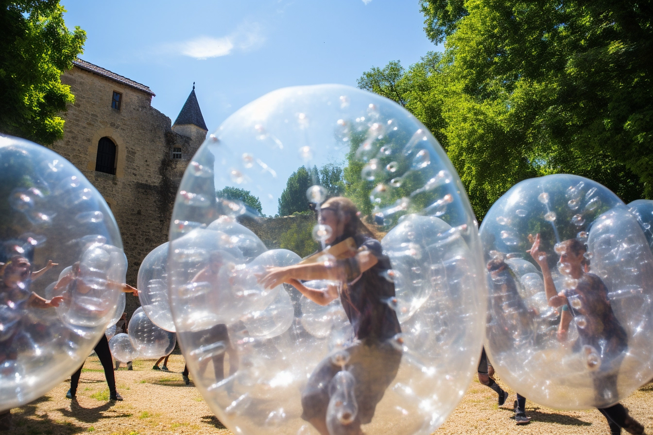 team building bubble game pradines pres cahors activite renforcement equipe immersive 2 1