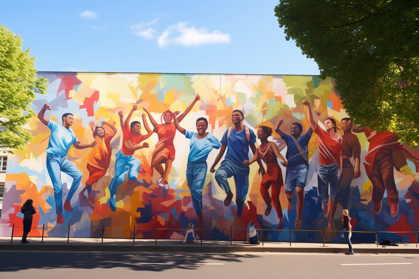 team building fresque collective mur panneaux 2 1