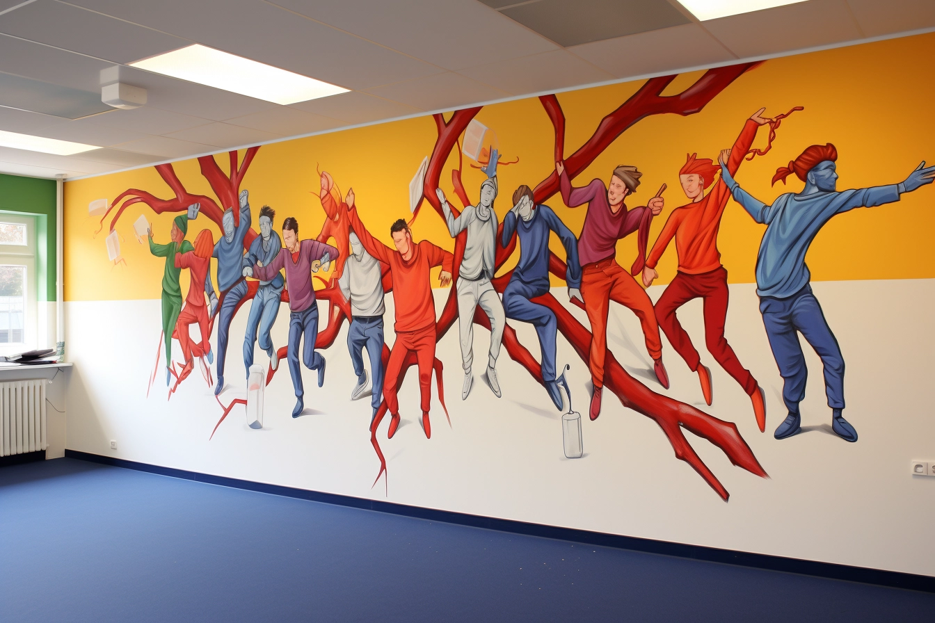 team building fresque collective mur panneaux 3 1