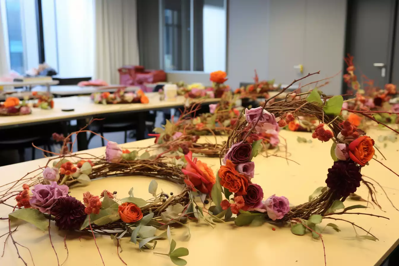 atelier couronne fleurs team building grenoble 1 1
