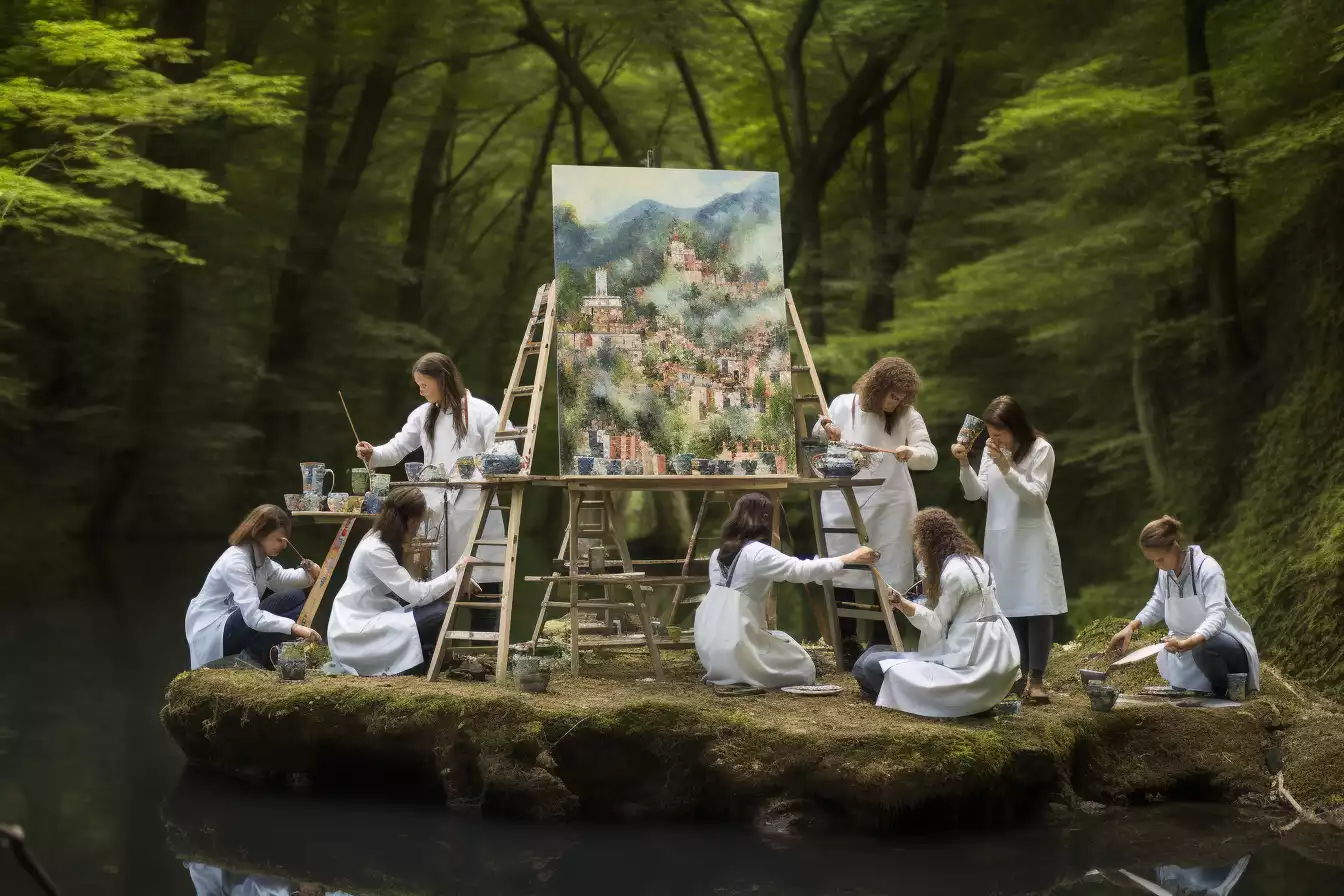 realisation oeuvre collective team building 1 1