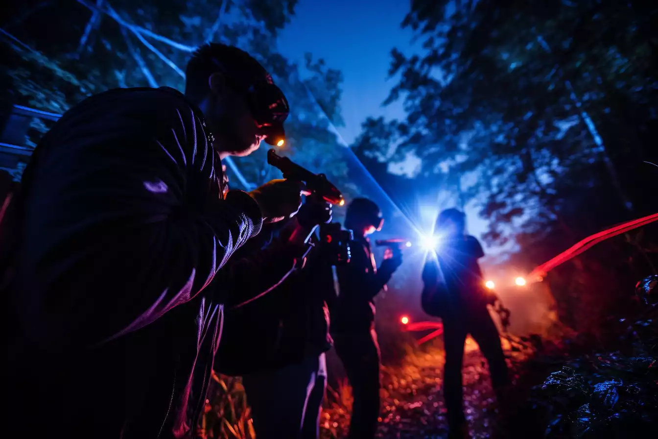 team building laser game outdoor camors une activite renforcement equipe immersive divertissante 2 1