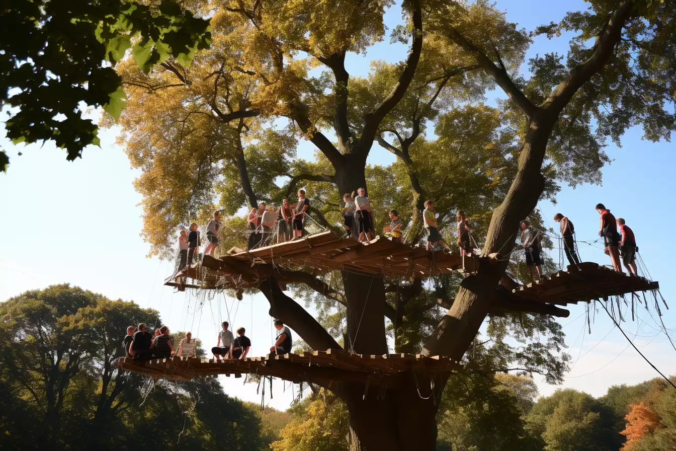 accrobranche cergy team building 1 1