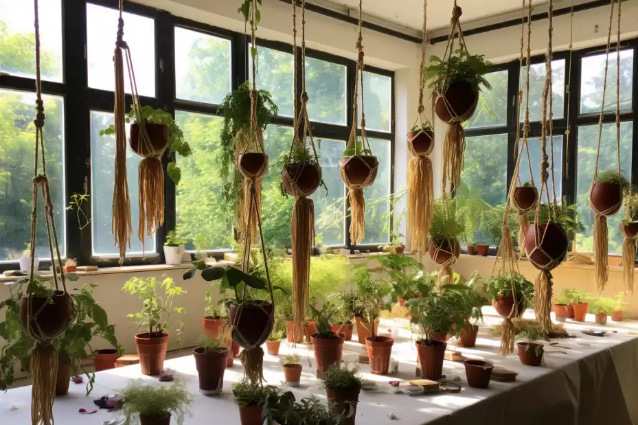 atelier kokedama macrame team building ile france 2 1