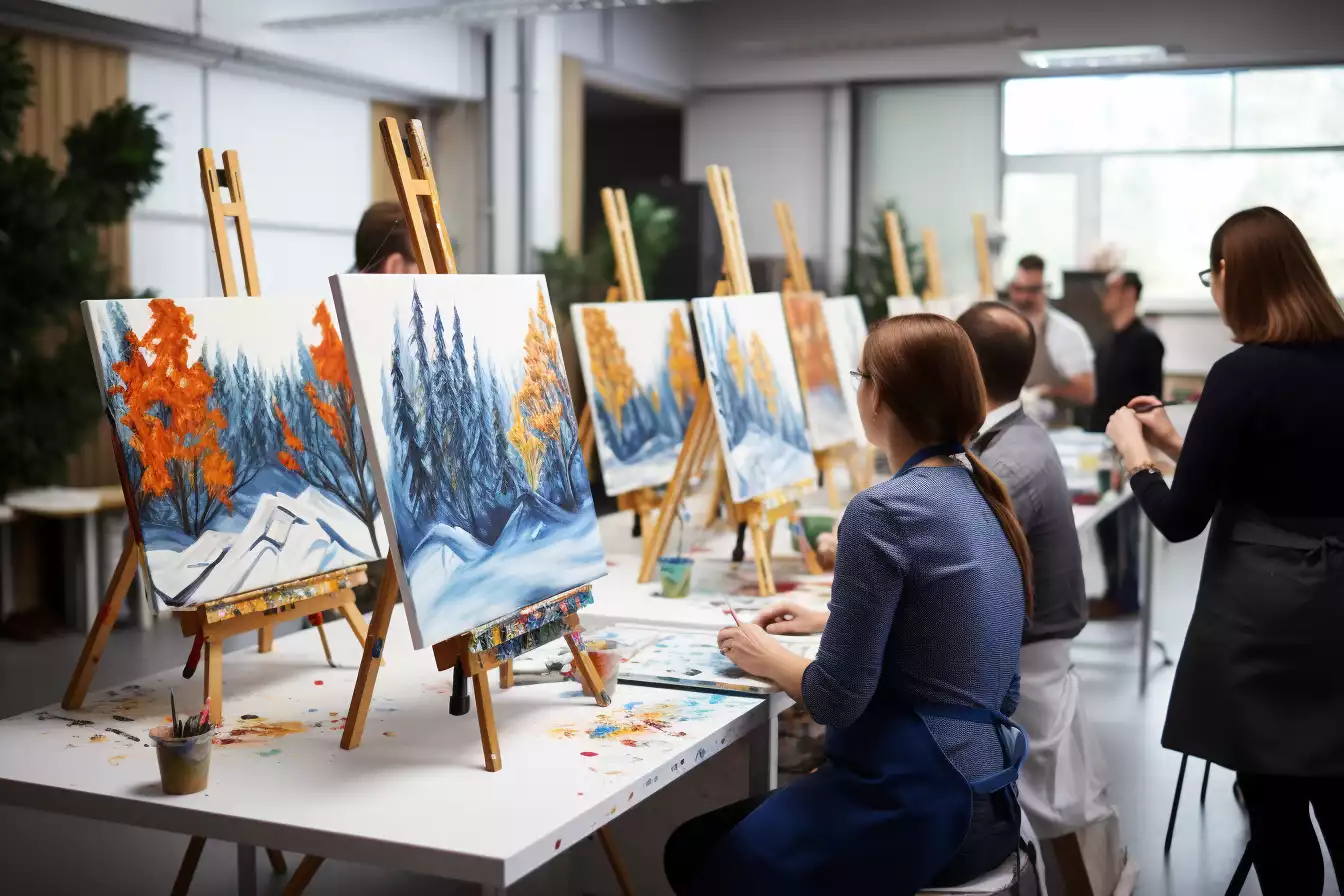 atelier peinture team building activite creative collaborative 2 1