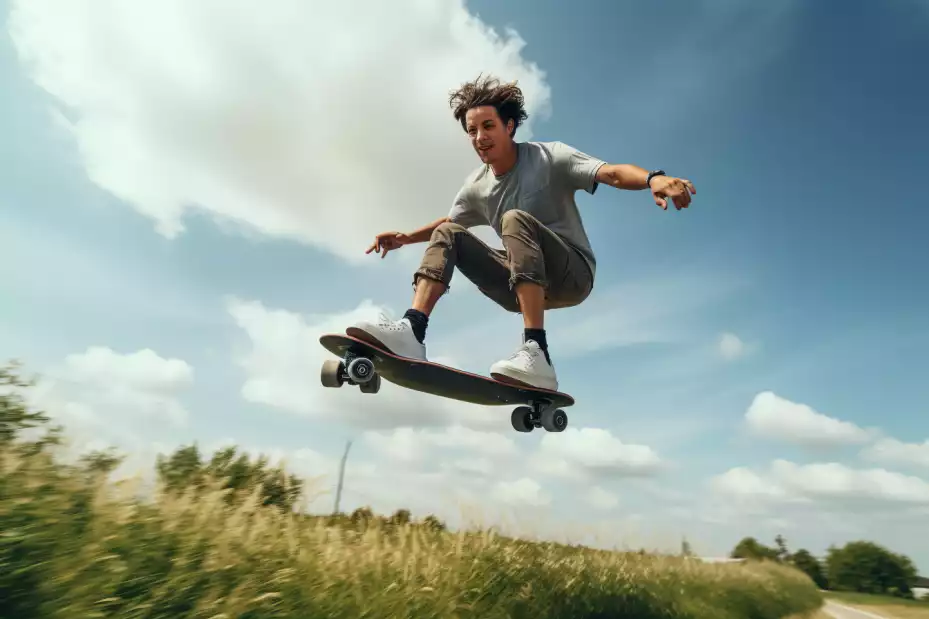 balade skateboard electrique landes team building 3 1