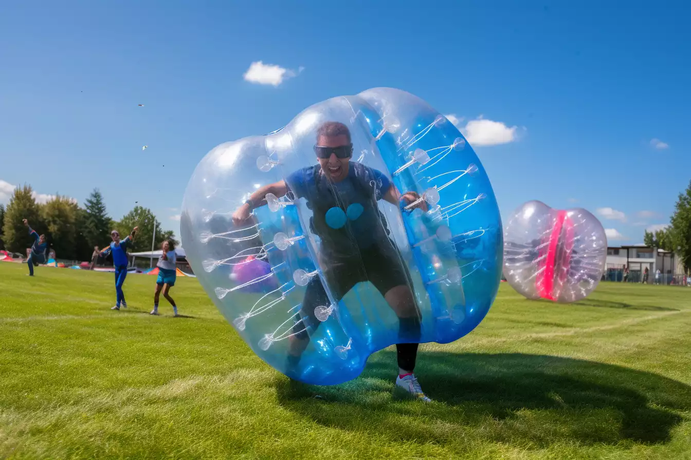 bubble foot archery tag cambrai team building 1 1