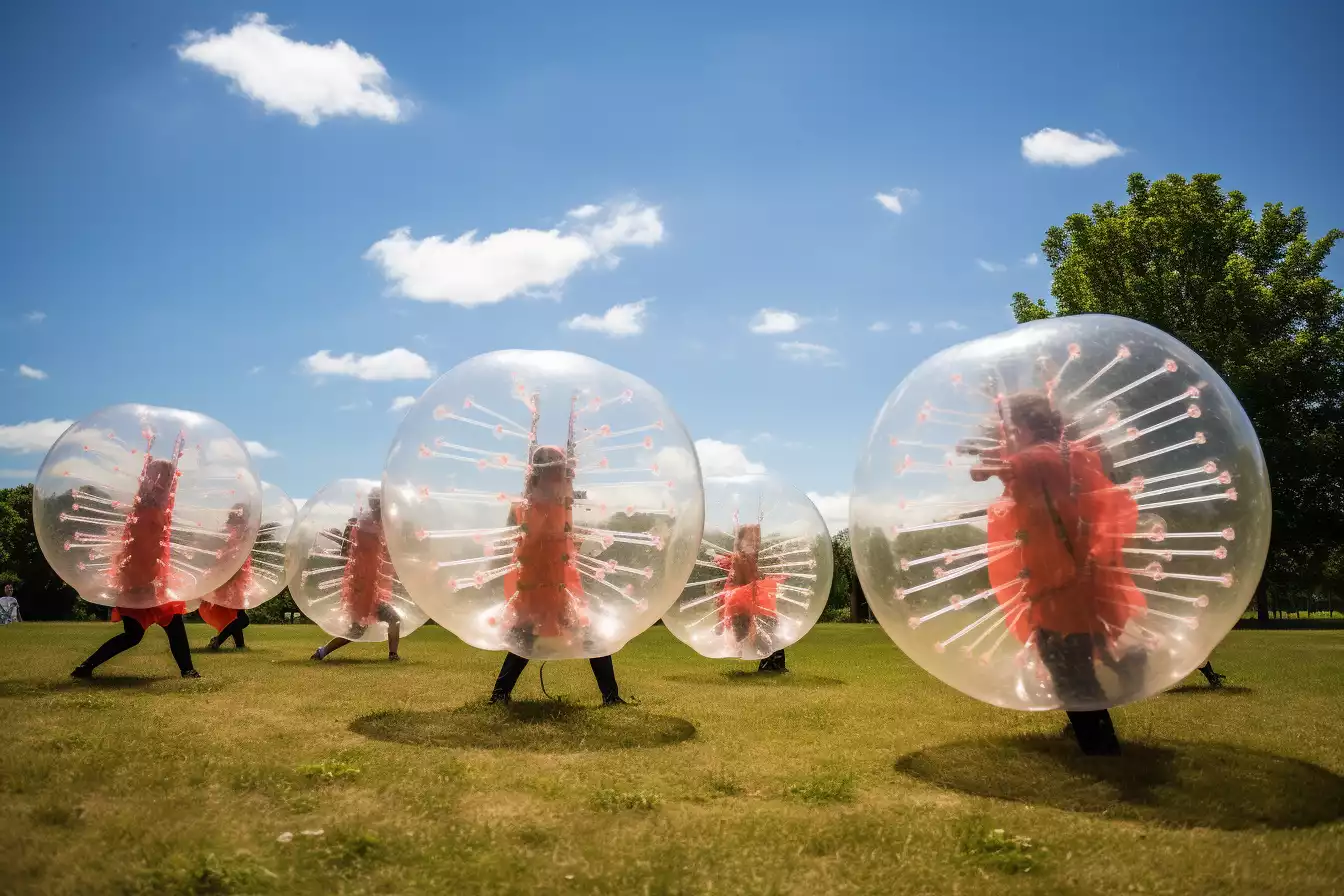 bubble team building archery bump toulouse montaudran renforcement equipe 2 1