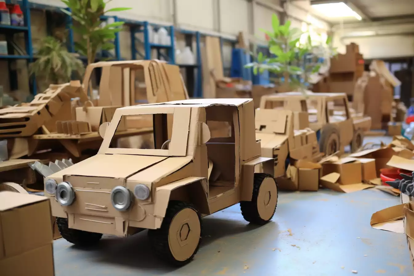 construction voitures carton aquitaine team building 2 1