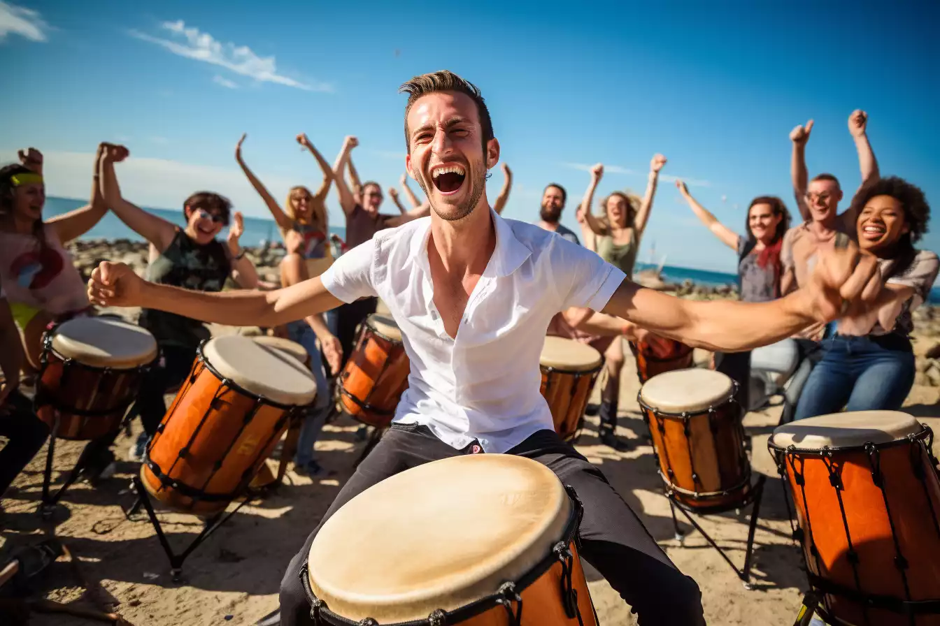 drum team activite team building ile france 2 1