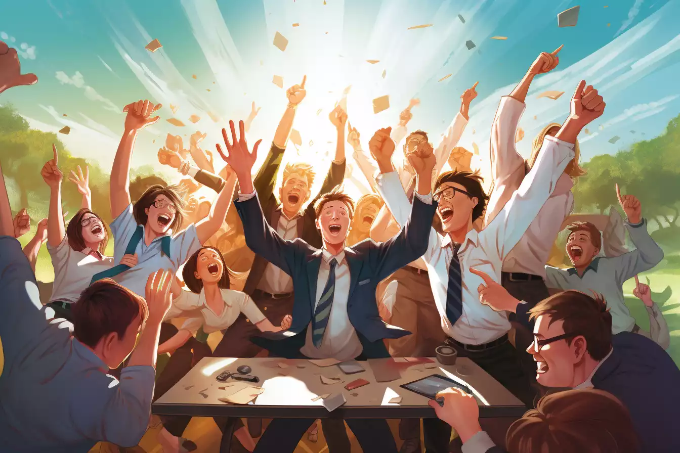 initiation illustration presse team building 2 1