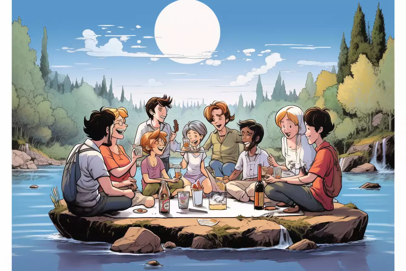 initiation illustration presse team building 4 1