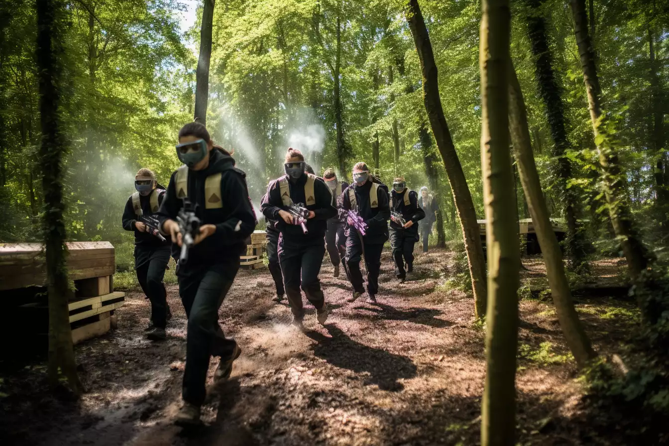 laser game outdoor chazelles sur lavieu team building 1 1