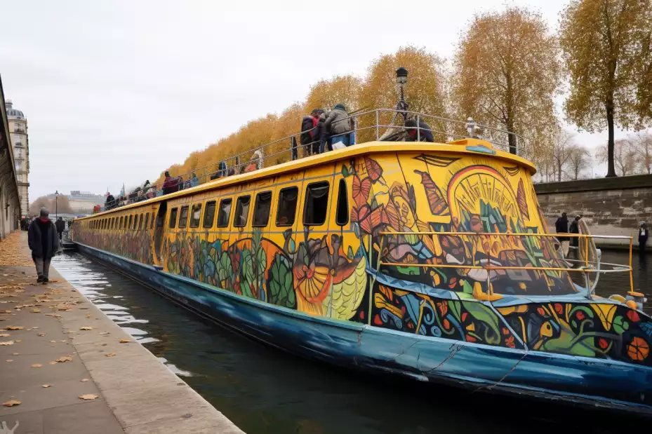 rallye street art bateau paris 19eme team building 1 1