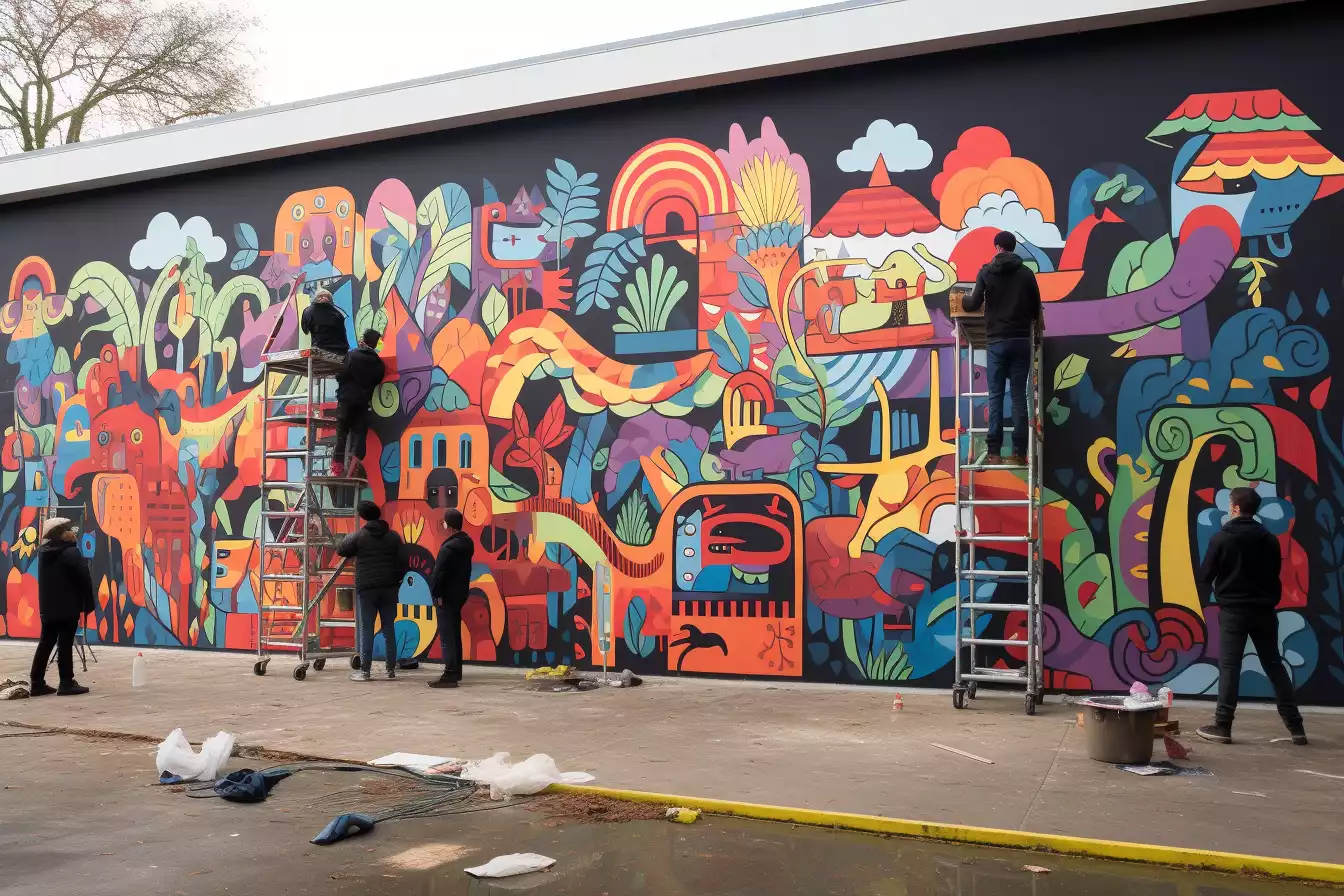 realisation fresque collective team building 1 1