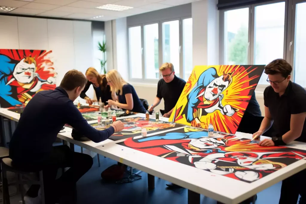 team building pop art boulogne activite creative ludique renforcer cohesion equipe 1 1