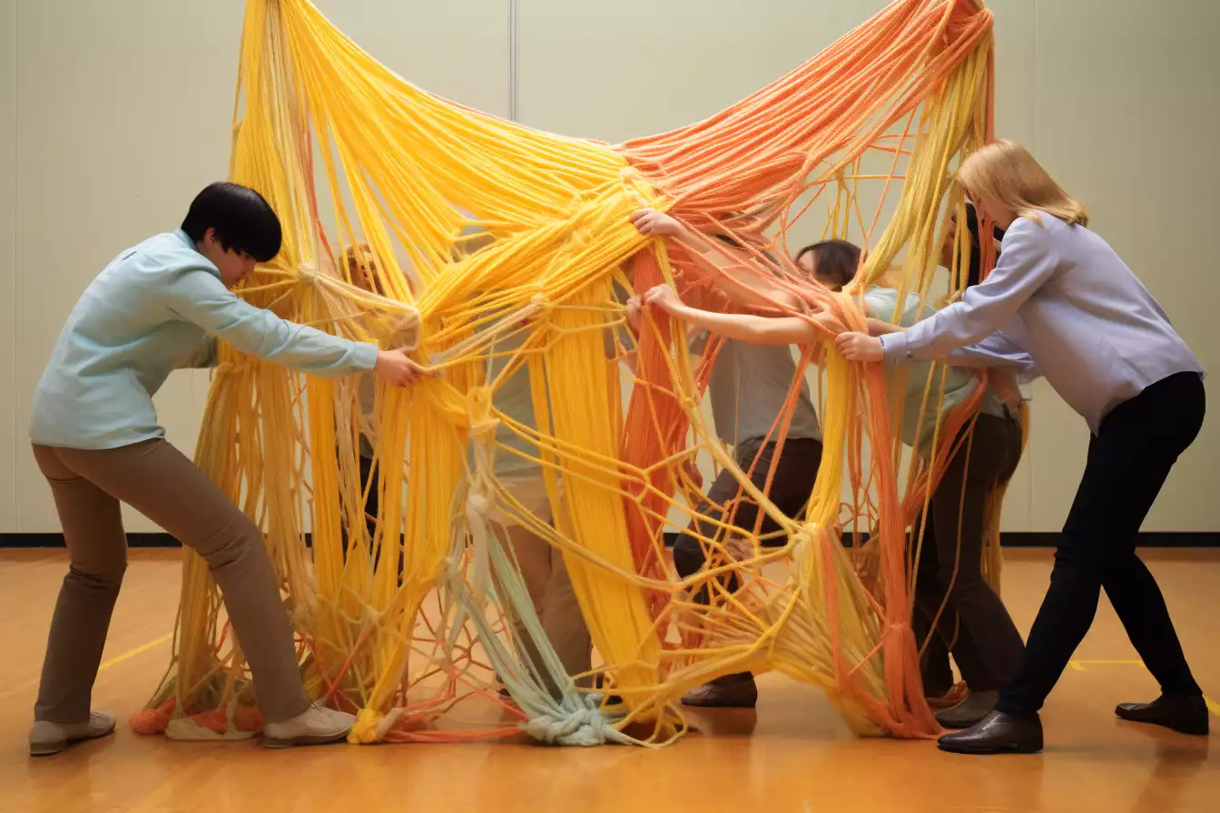 tissage geant team building renforcement equipe 1 1