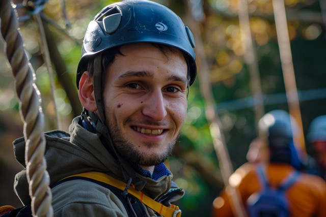 accrobranche team building adrets activite cohesion equipe 1