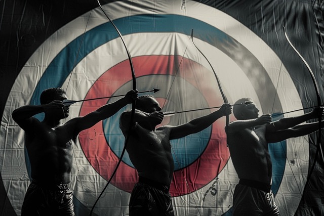 archery tag team building figeac 3