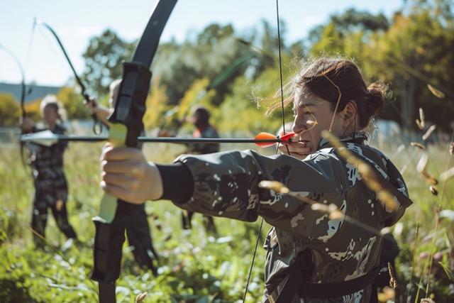 archery tag team building lyon activite federatrice 1