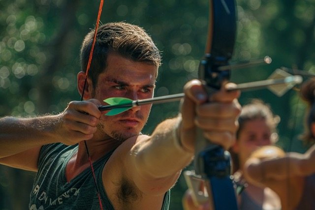 archery tag team building lyon activite federatrice 3