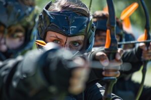 bubble archery team building lille 1