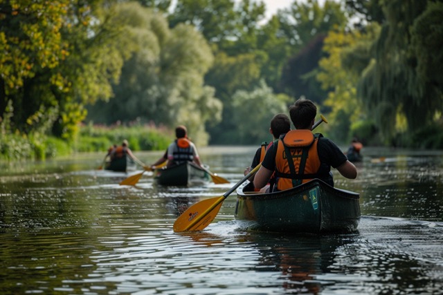 canoe team building montreuil 4