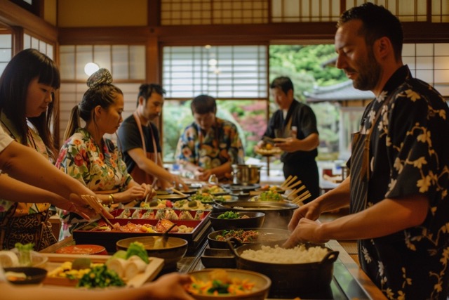 cuisine japonaise team building 3 Moyenne