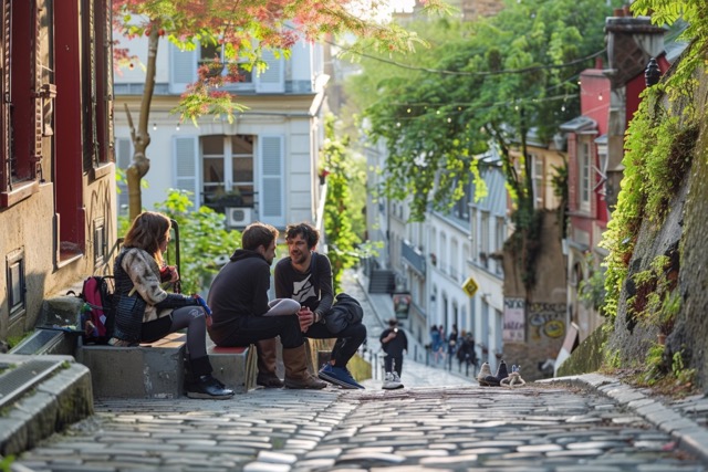 jeu piste insolite montmartre team building 2 Moyenne