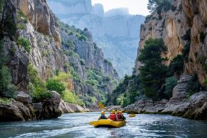 rafting team building gorges herault 1
