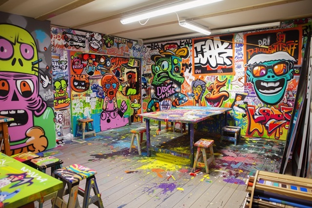 realisation oeuvre tote bag team building street art 3