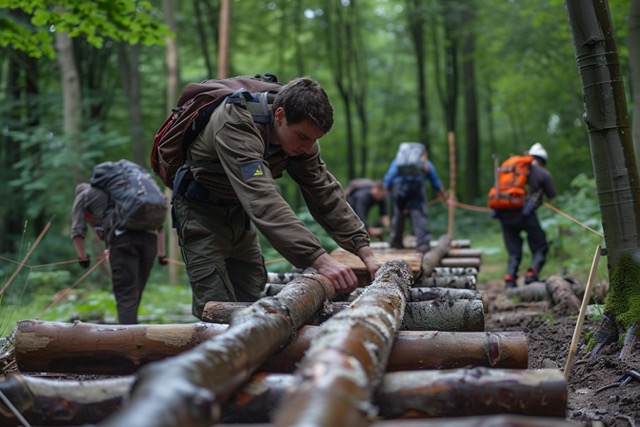 stage survie foret notre dame team building 2