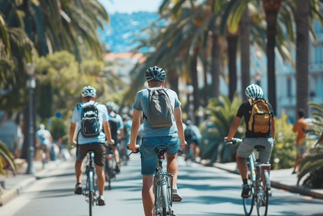 visite guidee nice velo taxi team building 2