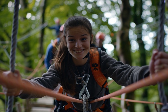 accrobranche team building chemille sur indrois 2