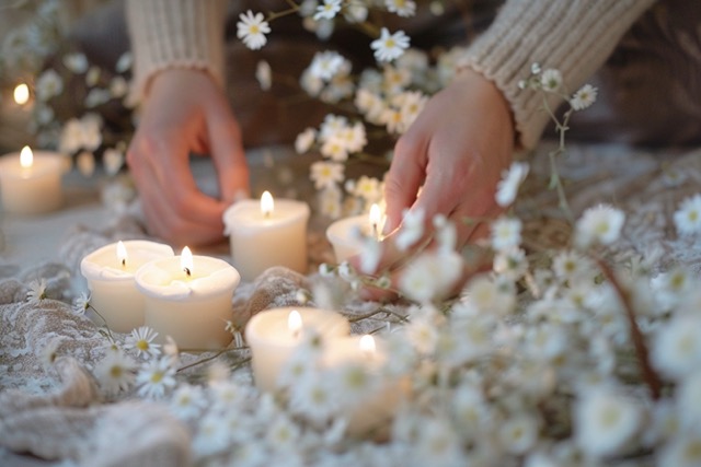 atelier bougie fleurie team building 2