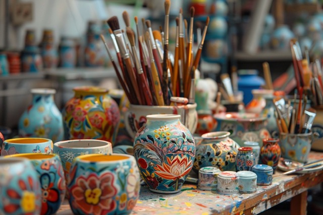 atelier peinture ceramique ile france team building 1