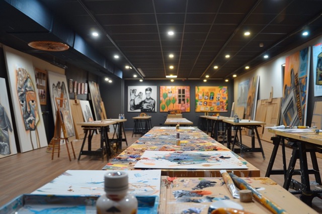 atelier peinture team building avec apero 2