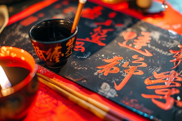 atelier team building calligraphie chinoise paris 4