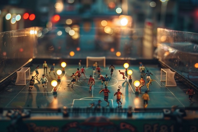 baby foot carton team building 1