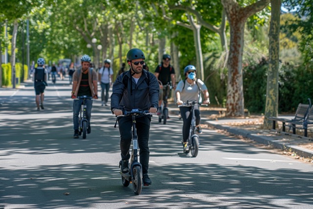 balade trottinette electrique arcachon team building 1