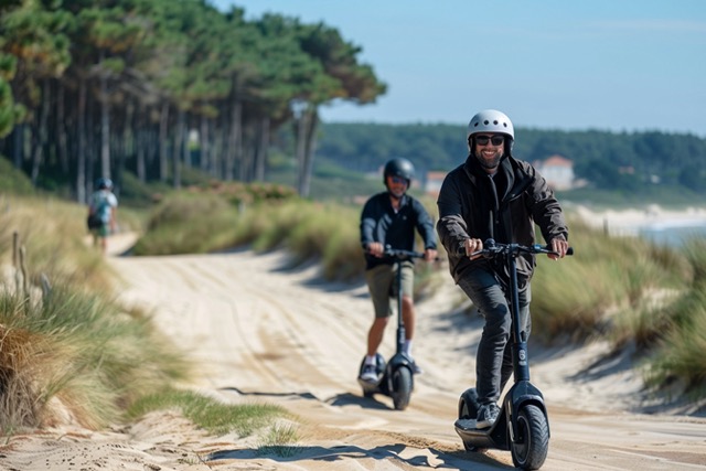 balade trottinette electrique arcachon team building 3