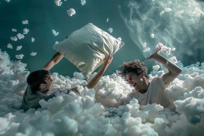 bataille polochons team building 1