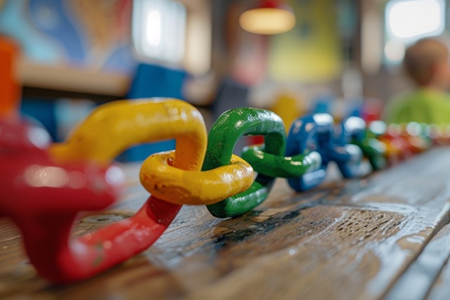 chain reaction team building collaboration teamwork 3