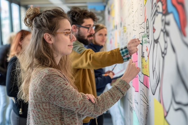 creation fresque interactive team building 2