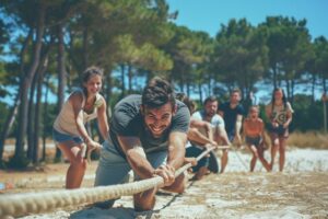 defis sportifs team building arcachon cohesion equipe 1