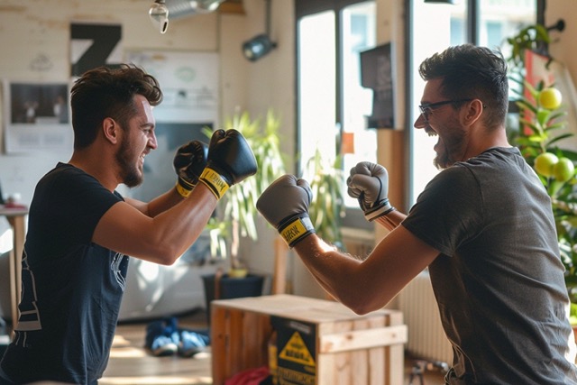 initiation boxe noble art club paris team building 2