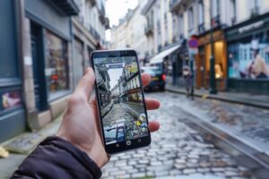 jeu piste urbain connecte nantes team building 1