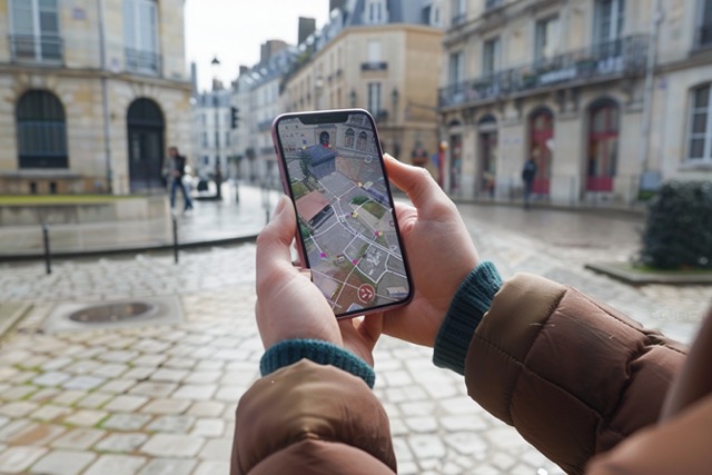 jeu piste urbain connecte nantes team building 3